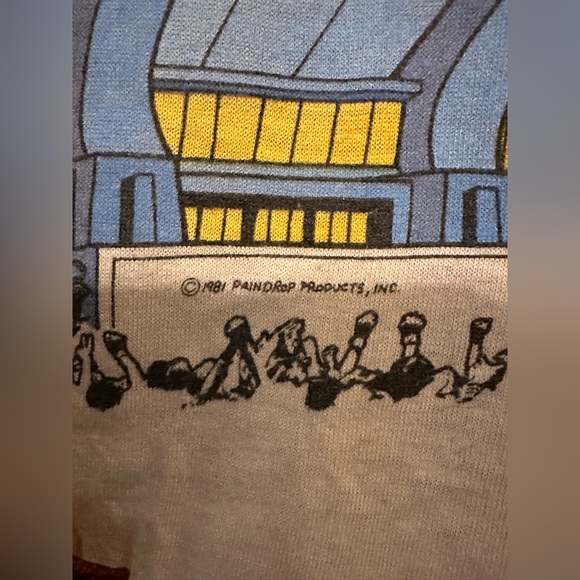 Vintage 1981 The Rolling Stones Tour Baseball Raglan 3/4 Tee Medium - Picture 4 of 6